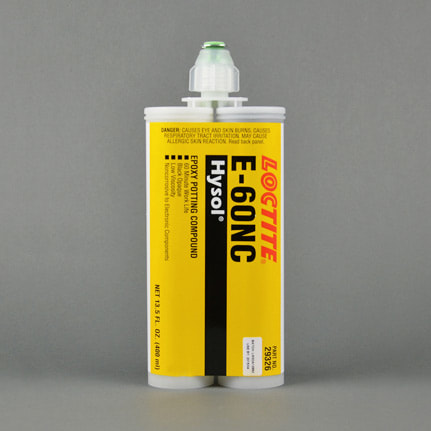 漢高樂(lè )泰 Hysol E-60NC環(huán)氧灌封膠 黑色 400毫升 卡筒包裝