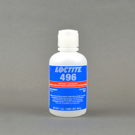 漢高樂(lè )泰 Super Bonder 496 瞬干膠 透明 1磅 瓶裝